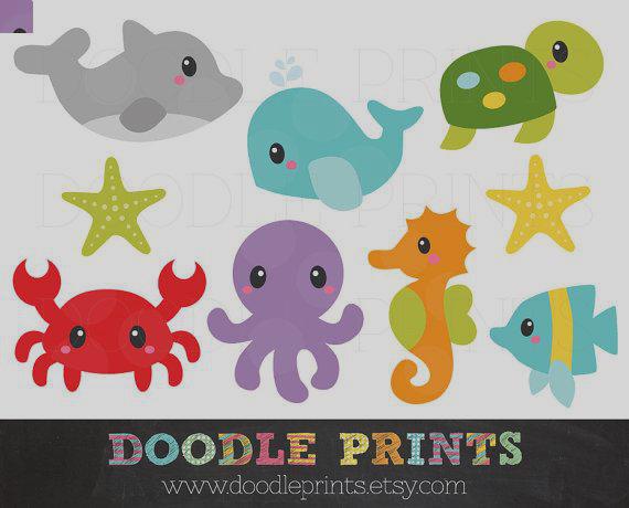 570x460 Clip Art Ocean Clipart Sea Digital Clip Art Printable Under