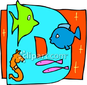 300x293 Letter D With Ocean Creatures