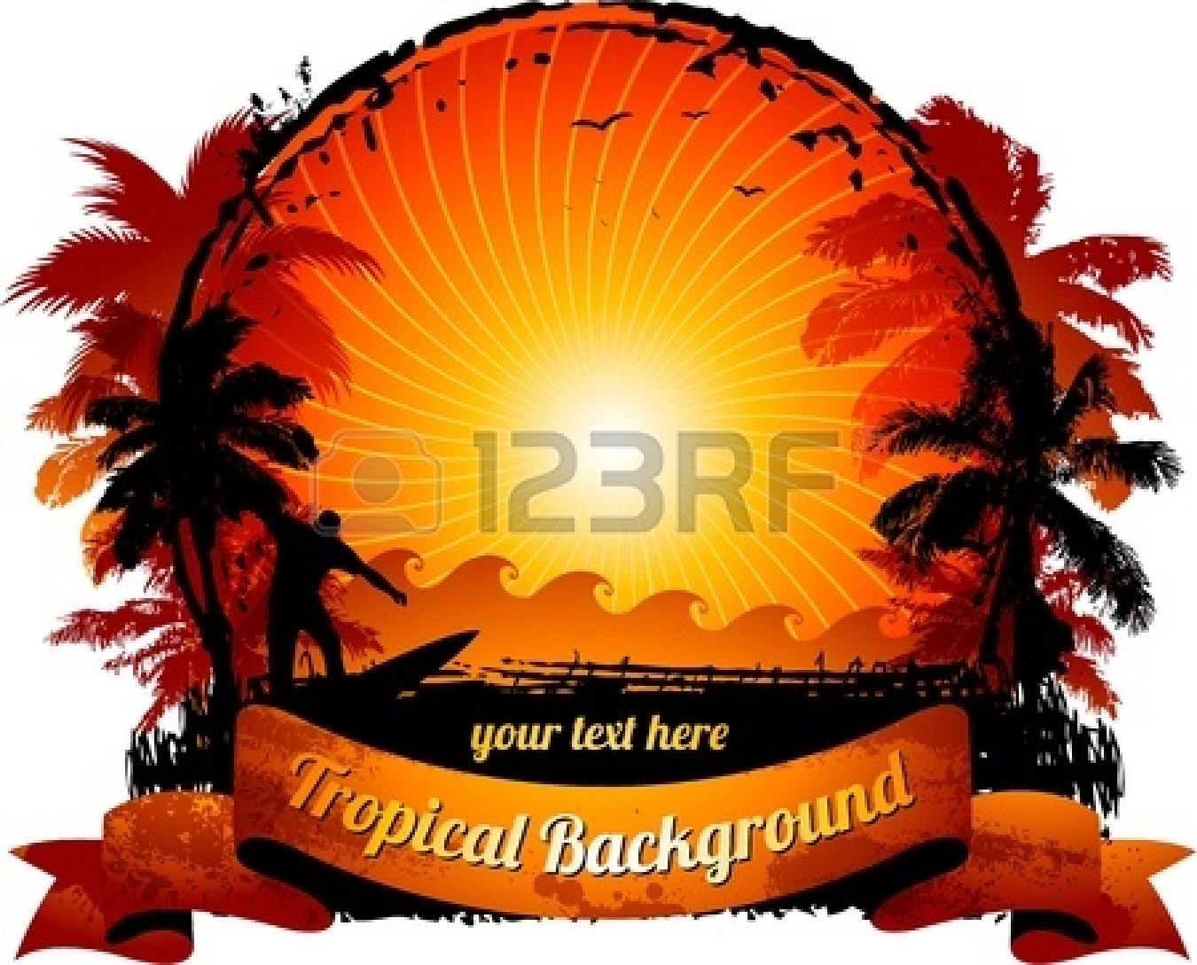 1350x1089 Beach Sunset Clipart Free Clip Art Download