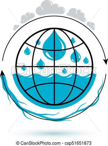 347x470 Ocean Freshness Theme Vector Symbol For Use In Mineral Water