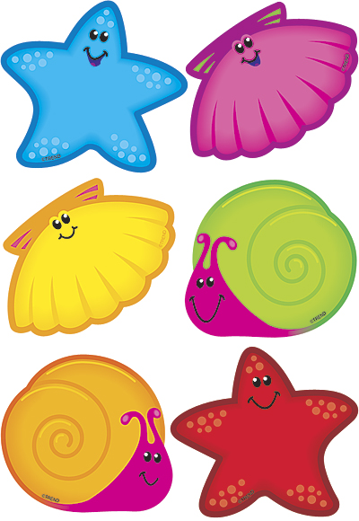 400x580 Snails Starfish Beach Ocean Nautical Theme Free Patterns