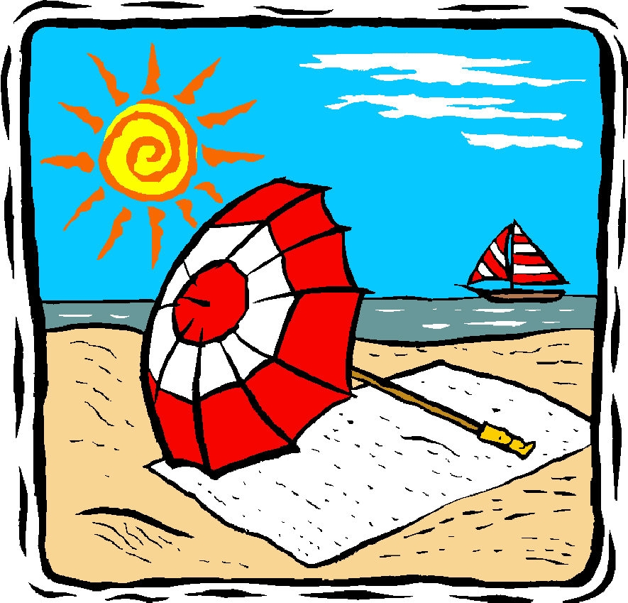 885x849 Summer Holiday Clip Art Free Images Seaside Clipart Beach Holiday