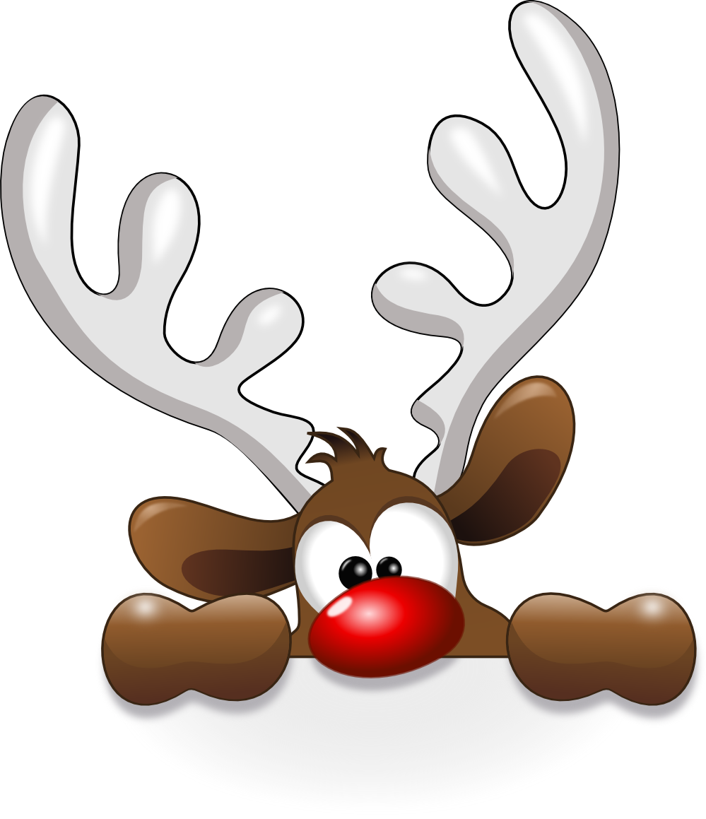 999x1159 Reindeer Clipart Transparent Background