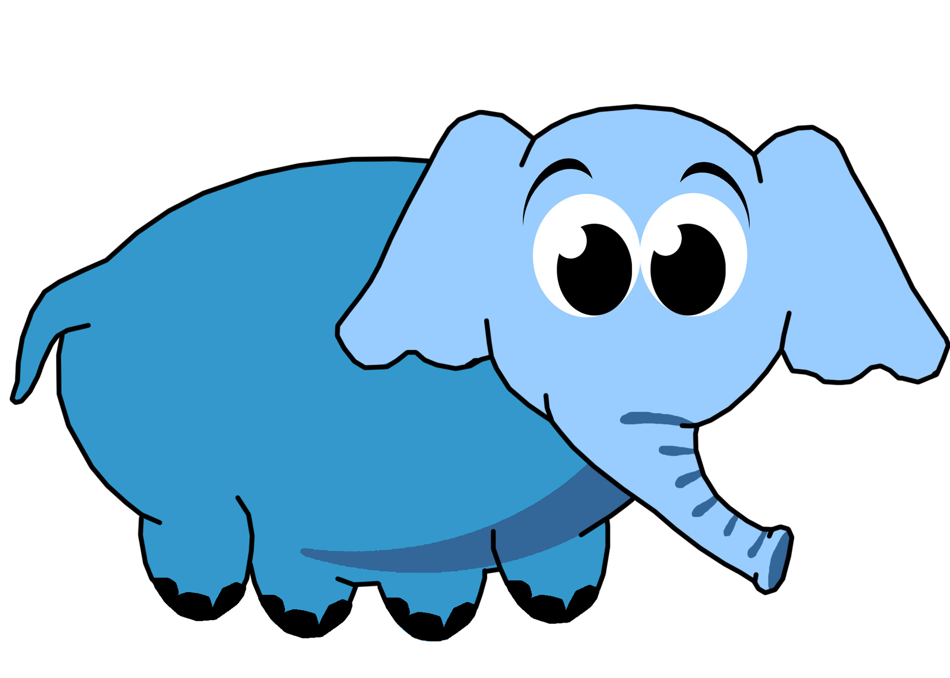 1920x1371 Sweet Elephant Cliparts