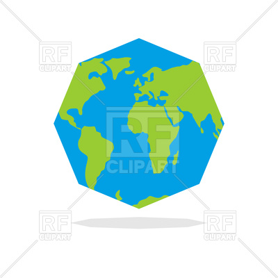 400x400 Octagon Earth Vector Image Vector Artwork Of Signs, Symbols