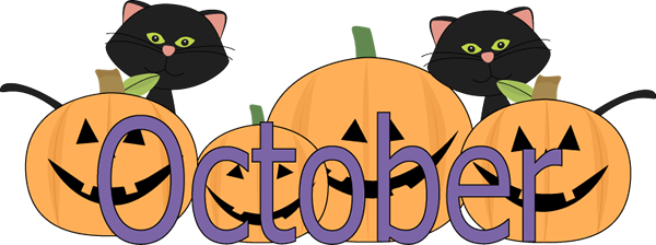 600x224 October Clip Art