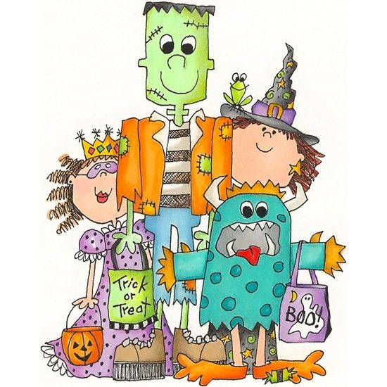 550x550 Truco O Trato Fall Stamps Halloween