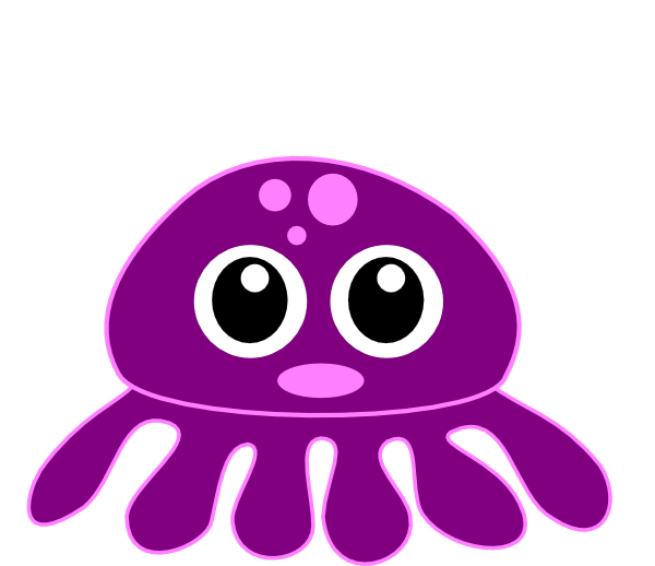 600x518 Cute Octopus Clip Art