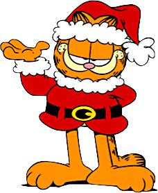 228x278 Garfield Christmas Clipart
