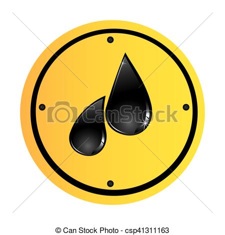 450x470 Oil Drop Icon Image Vector Illustration Design Clip Art Vector