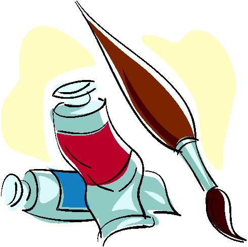 490x488 Clip Art Activities Painting