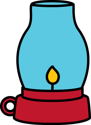 307x423 Oil Lamp Clip Art Image