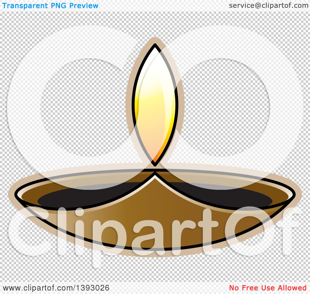 1080x1024 Clipart Of A Lit Oil Lamp