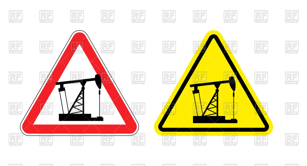 1200x648 Oil Pumpjack (Oil Derrick) Sign Royalty Free Vector Clip Art Image
