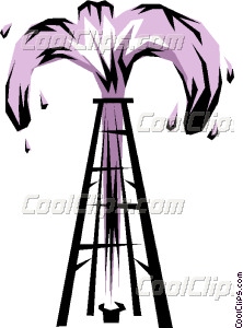 222x300 Oil Wells Vector Clip Art