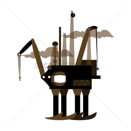 450x450 Free Offshore Oil Rig Stock Vectors Stockunlimited