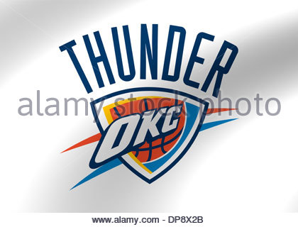 420x320 Oklahoma City Thunder Logo Flag Icon Symbol Emblem Stock Photo