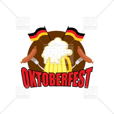 400x400 Oktoberfest Emblem. Beer Festival In Germany. Royalty Free Vector