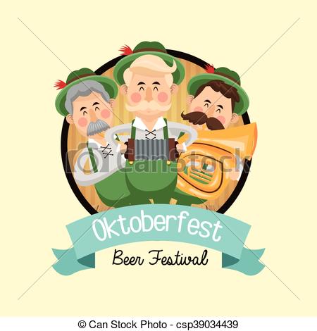 450x470 Cartoon Man Oktoberfest Icon. Vector Graphic. Cartoon Man
