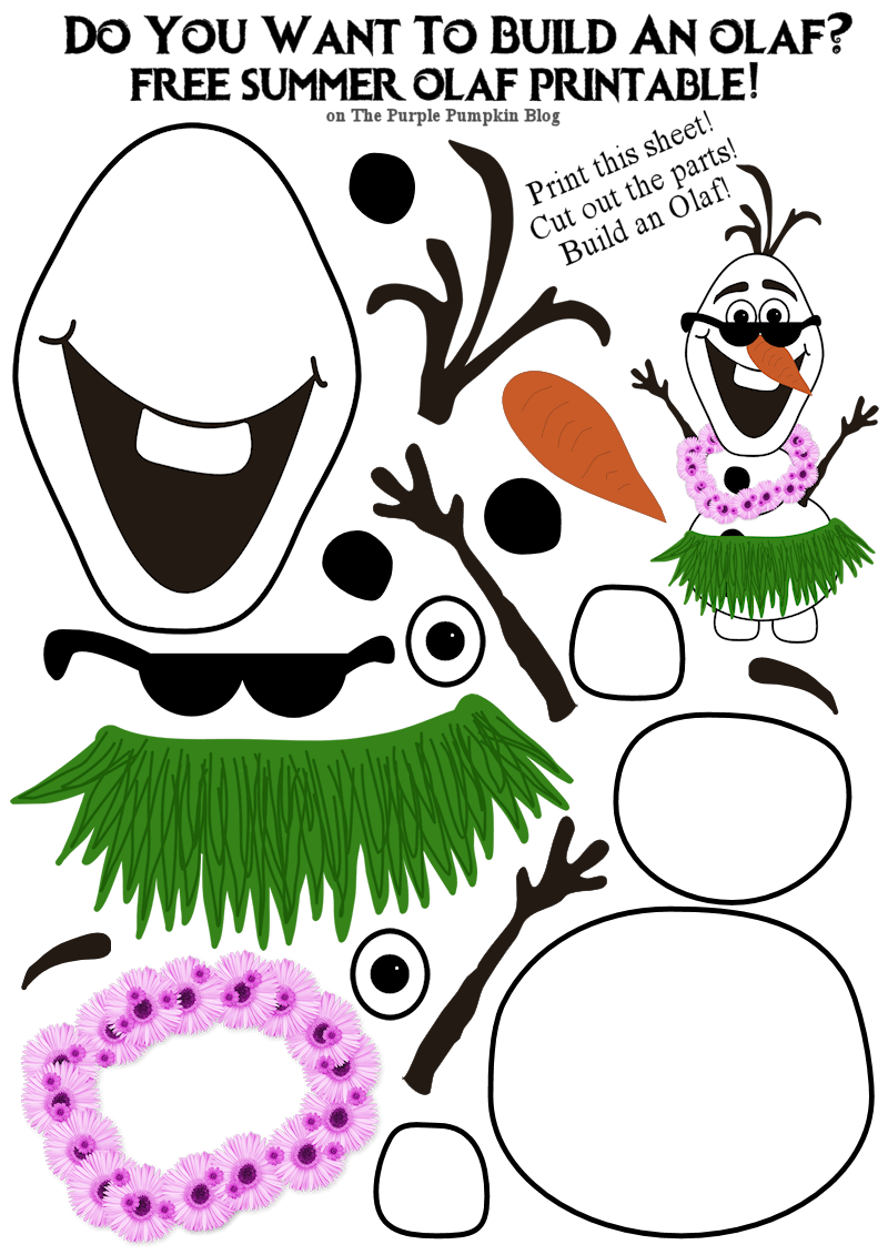 800x1131 Do You Want To Build An Olaf Summer Edition!