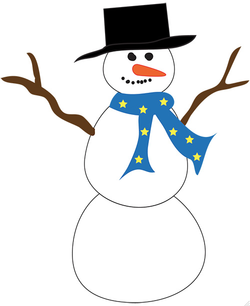500x610 Free Clipart For Teacher Snowman