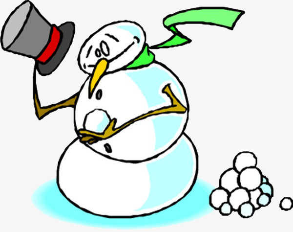 600x474 Snowman Playing Snowballs, Winter, Snowman, Snow Png Image