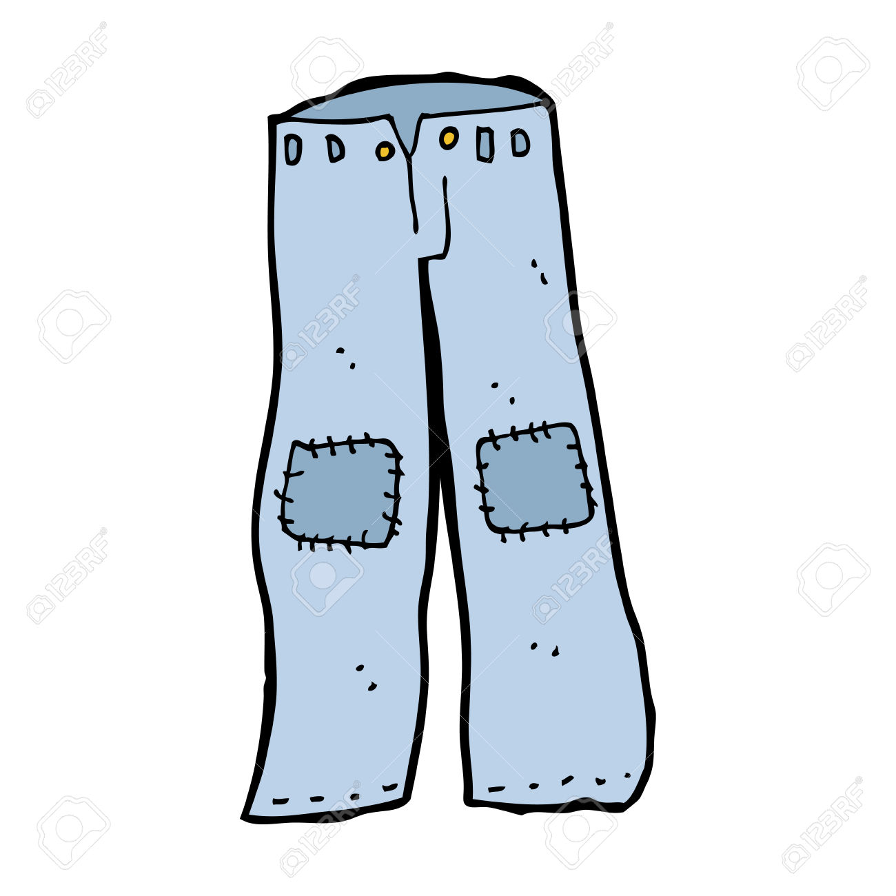 1300x1300 Clip Art Old Jeans Clipart