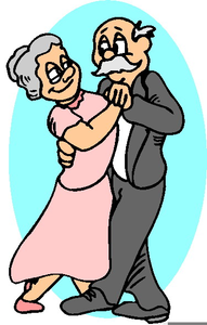 191x300 Old Couple Dancing Clipart Free Images