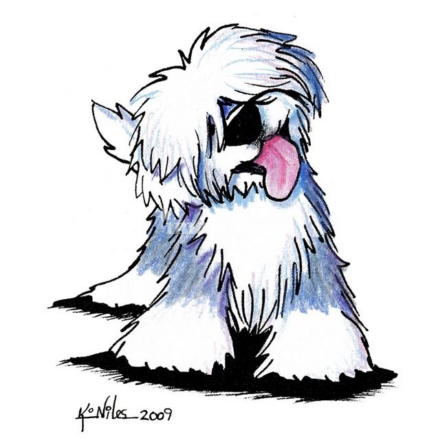 Sheepdog Drawing at GetDrawings | Free download