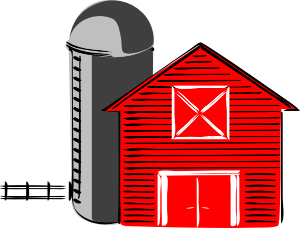 600x455 Old House Clipart Barn