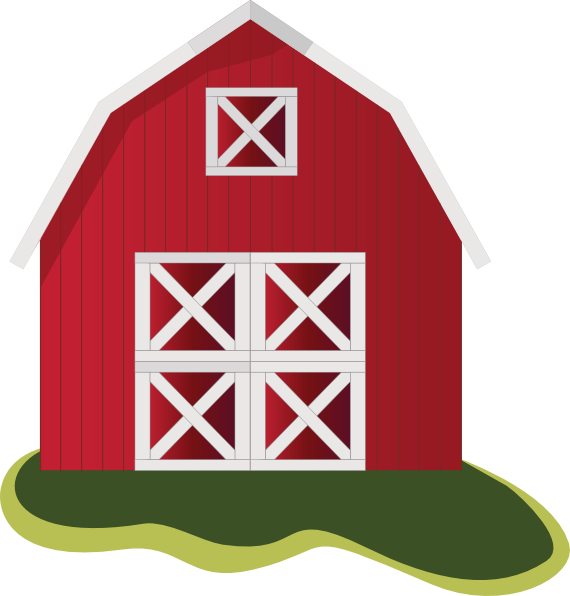 570x596 Farm House Clipart Clipartlook