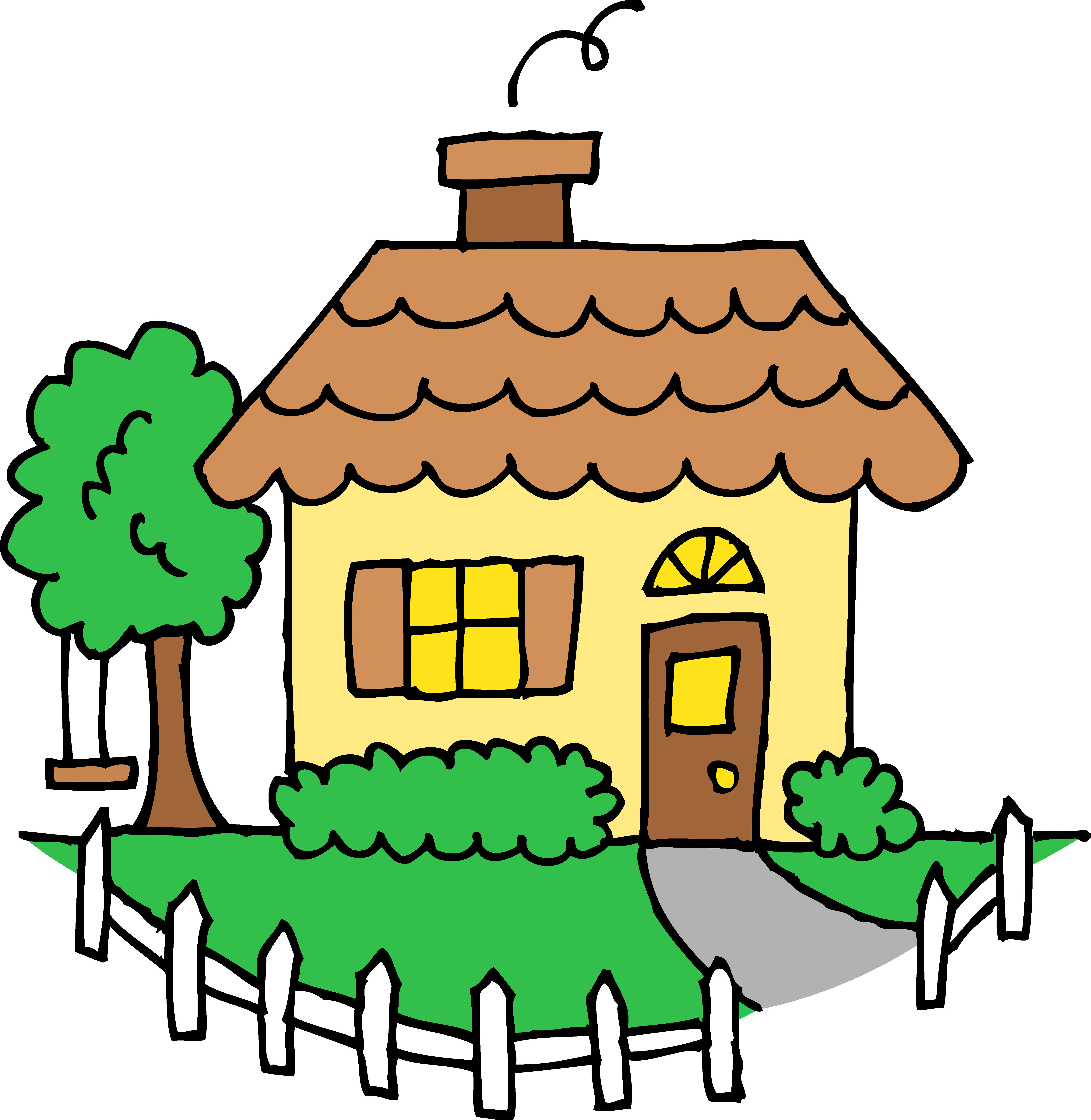 5765x5916 Clipart Of Houses Free