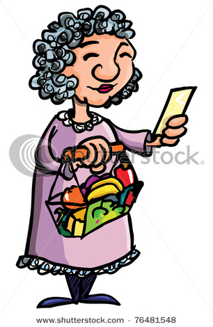 306x470 Chinese Old Lady Clipart