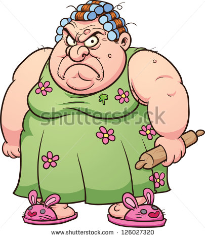 405x470 Fat Lady Clipart Group