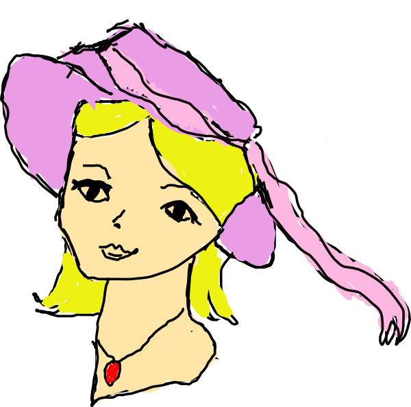 600x594 Lady Clip Art