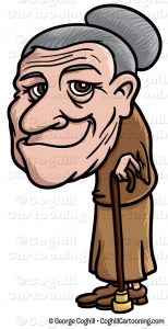 154x300 Old Lady Cartoon Clip Art Cartoon Little Old Lady Clip Art Stock
