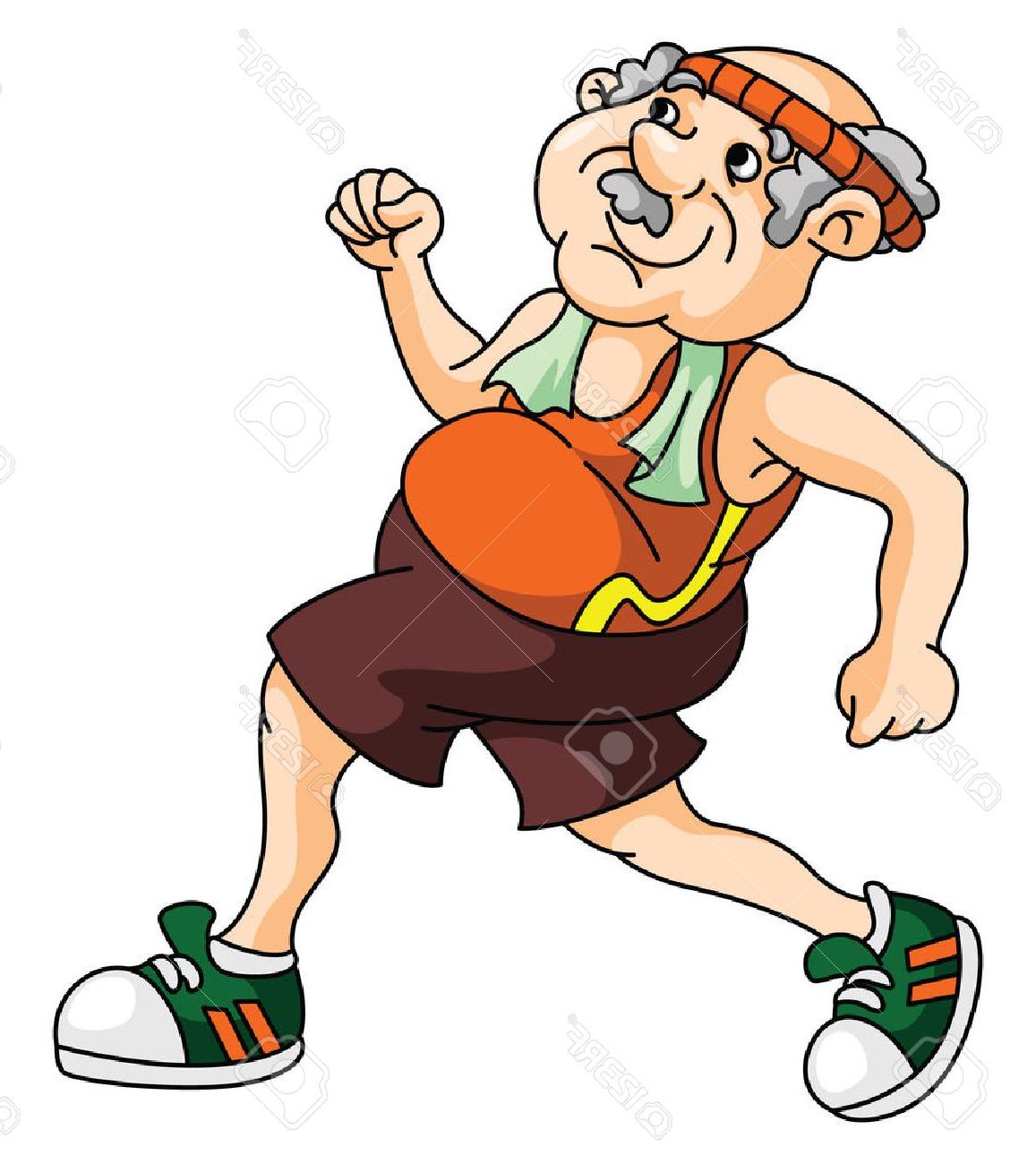 1157x1300 Best Hd Old Man Running Clip Art Library