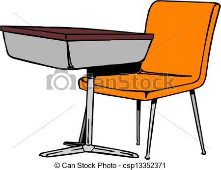 450x346 Old School Desk Clipart