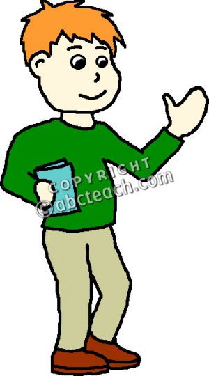 300x540 High School Boy Clipart