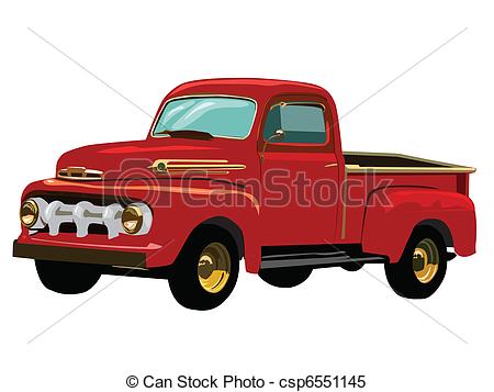 450x357 Old Truck Clip Art Vintage Truck Illustrations And Stock Art 5101