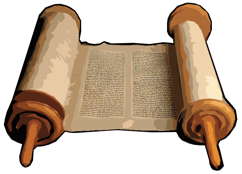 820x589 Old Testament Scroll Clipart