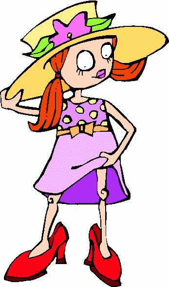 347x588 Clip Art Old Woman Playing Shuffleboard