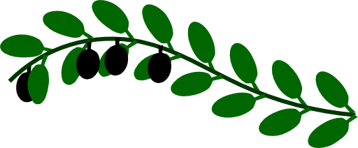 512x212 Image Of Olive Tree Clipart