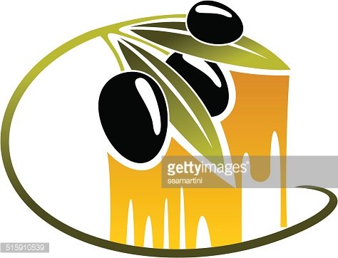 474x362 Olives With Golden Dripping Olive Oil Premium Clipart