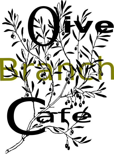 444x599 Olive Branch Cafe Clip Art