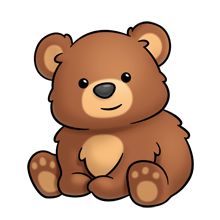 220x220 Little Bear Clipart