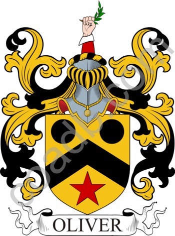 350x470 Oliver Coat Of Arms Meanings And Family Crest Artwork Search