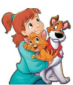 236x276 Oliver Amp Company (1988) Movie, Cat And Guy