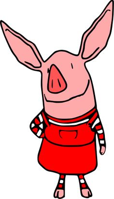236x410 Olivia Clipart Pig