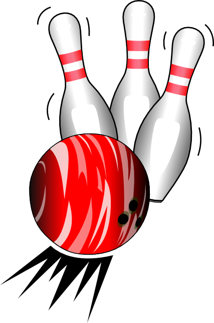 427x644 Clever Bowling Pins Clipart Clip Art At Clker Com Vector Online